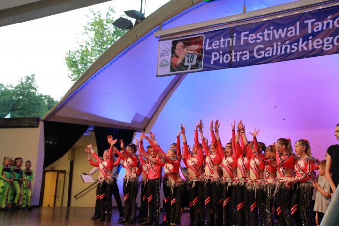 Fragment festiwalu tańca